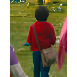 A Minecraft Movie 2025 Sebastian Hansen Red Hoodie